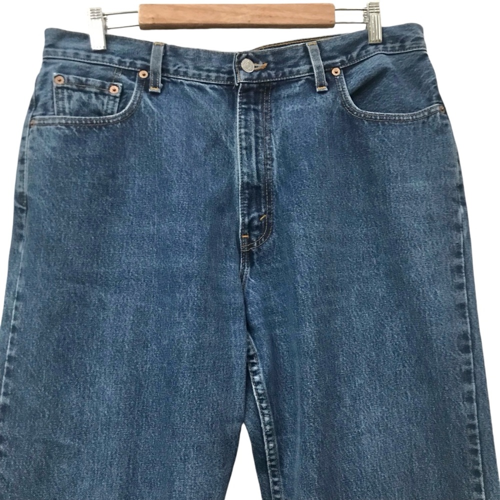 Levis 560 Denim Mom Jeans High Rise Red Tab Size 16 S Vintage Y2K - Inseam 30.5" - Picture 2 of 8